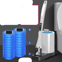 Toilet Brush Disposable Household Long Handle Cleaner