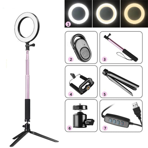 Compatible with Apple, Light Live Beauty Set Ring Light