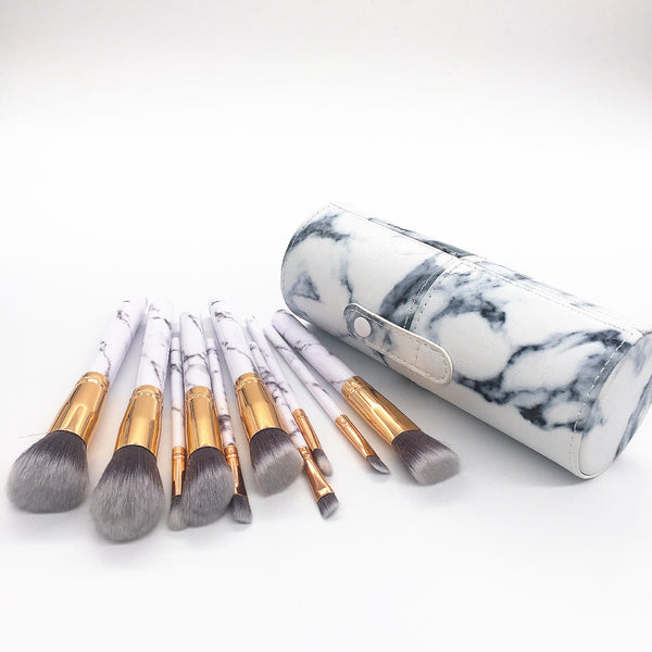 Factory direct sale marble pattern makeup brush