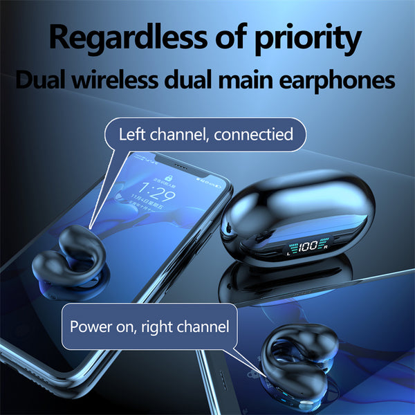 Earbuds Ear Clip Bluetooth